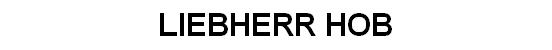 LIEBHERR HOB
