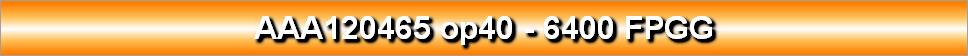 AAA120465 op40 - 6400 FPGG