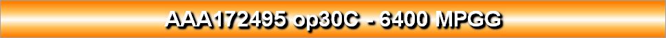 AAA172495 op30C - 6400 MPGG