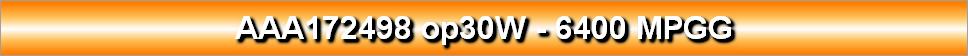 AAA172498 op30W - 6400 MPGG